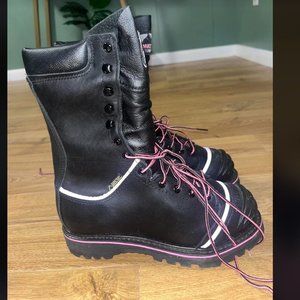 Matterhorn Women's 10" MTC975 Insulated Gore-Tex Mining Boots Black/Pink-Size 7